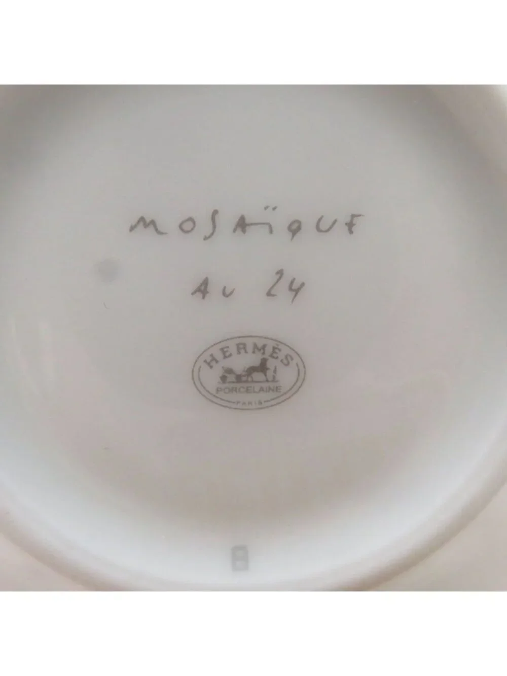 Hermes Un Mosaic 24 Coffee Cup & Saucer